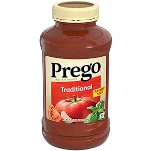 [SnS, AC] $3* | 45-Oz Prego Italian Sauce (Traditional) at Amazon