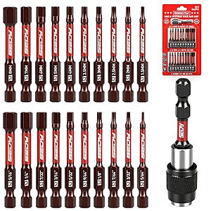 21-Piece 2.5" SEDY S2 Steel SAE & Metric Hex Allen Wrench Drill Bit Set w/ Magnetic Bit Holder $6.98 + Free Shipping w/ Prime or on $35+