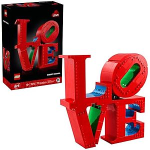 $63.99* | 791-Pc LEGO Art Love Collectible Building Set (31214) at Amazon