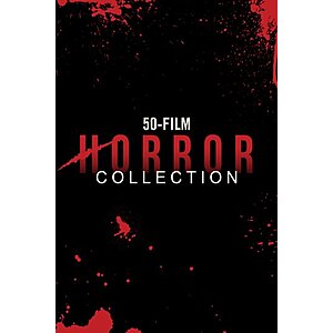 50-Film Horror Collection by Shout! Studios on AppleTV (digital) $29.99