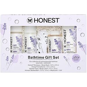 [NEW, SnS, AC] $24.65 | The Honest Company Bathtime Gift Set, Hypoallergenic, Lavender at Amazon