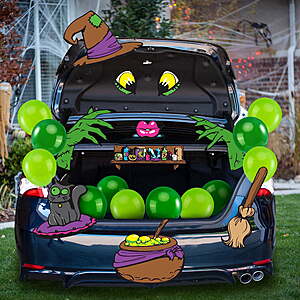 Joyfy Halloween Trunk or Treat Car Decorations Kit (Green Witch) $6.99 + Free S&H w/ Walmart+ or $35+