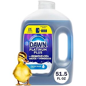 [SnS, AC] $22.36* | 3 × 51.5-Oz Dawn Platinum Plus PowerSuds Liquid Dish Soap Refill ($7.45 each) at Amazon