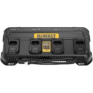 DEWALT 4-Port 4A Battery Charger for 12V MAX / 20V MAX / FLEXVOLT 20V/60V $119 + Free S&H