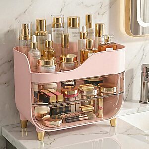 Amazon – Asdbko Makeup Organizer w/ 2 Drawers - $14.99 w/ Code