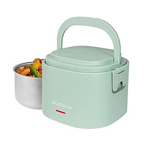 20-Ounce Nostalgia Electrics Portable Heated Lunch Box (Sage, Blackberry) $17.59 + Free Shipping $49+