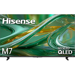 55" Hisense M7 MiniLED 4K UHD 60Hz Smart Roku TV (2026) $319.99 + Free Shipping