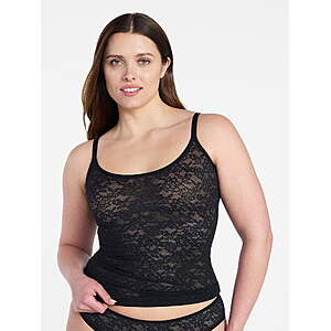 Joyspun Women's Soft Stretch Lace Cami (Various) $3.43 + Free Shipping on $35+