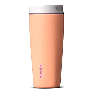 20-Oz Owala SmoothSip Slider Insulated Stainless Steel Coffee Tumbler (Peachy Keen) $19.97 + Free Shipping w/ Prime or on $35+