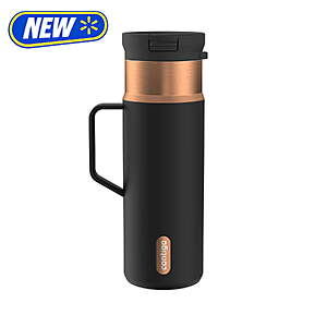 $13.43 Contigo 20oz SnapSeal Insulated Stainless Steel Tumbler (Licorice Black/Bronze)