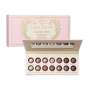 Laura Geller The Delectables 14-Well Baked Eyeshadow Palette (Reverie in Rose) $21 + Free Shipping w/ Prime or on $35+
