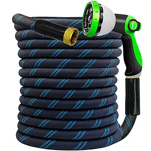 Junredy 75-Foot Garden Hose with 10-Pattern Sprayer $29.99 + Free Shipping