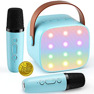 Mini Karaoke Machine,  Kids Portable Bluetooth Karaoke Machine $9.99