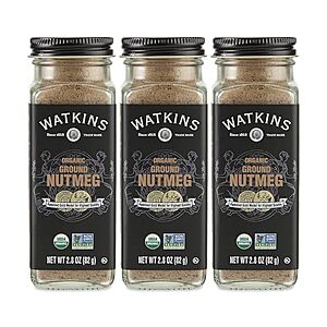 [SnS] $7.97 | 3-Pack 2.8-Oz Watkins Organic Ground Nutmeg at Amazon ($2.66 each)