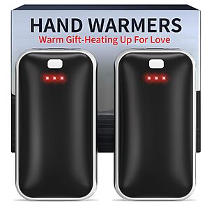 2-Count Lerat Rechargeable Electric Hand Warmers w/ 3 Heat Settings & USB-C Charging $6.99 + Free Shipping w/ Prime or on $35+