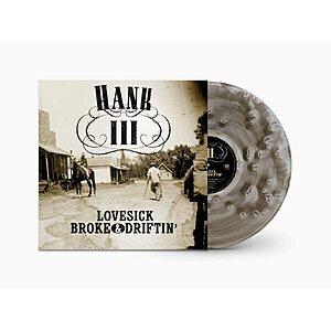 Hank Williams III "Lovesick Broke & Drifitn'" (Vinyl LP + MP3 Album) $19.98 + Free Shipping w/ Prime or on $35+