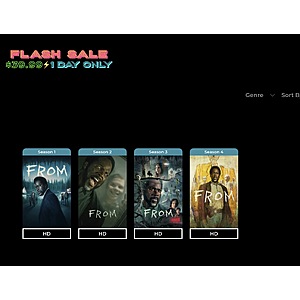 Fanflix Flash Sale From  Season 1-4 $39.99 less 10% Off with code COUNTDOWN10