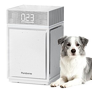 Amazon – Pureborne Air Purifier for Rooms up to 3600 Sq. Ft. - $69.99 w/ Code