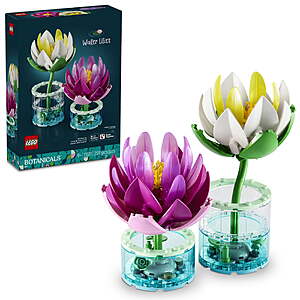 259-Pc LEGO Botanicals Botanical Collection Water Lilies (11511) $27 + Free Shipping w/ Walmart+ or on $35+