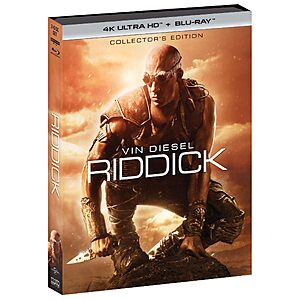 Riddick - Collector's Edition (4K Ultra HD + Blu-ray) $16.49 + Free S&H w/ Prime or $35+