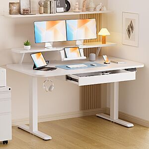 Amazon – GTPLAYER 48" Electric Standing Desk w/ Drawers - $149.99 w/ Code