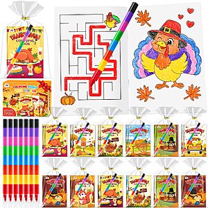 Amazon – 24-Pack Mini Coloring Books w/ Crayons - $13.19-$14.29 w/ Code