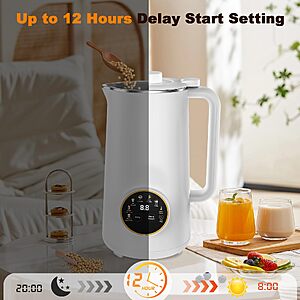 Amazon – 34-oz 10-in-1 Automatic Nut Milk Maker - $34.99 w/ Code