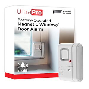 UltraPro 120dB Wireless Window & Door Alarm $3.79 + Free Shipping w/ Prime or on $35+