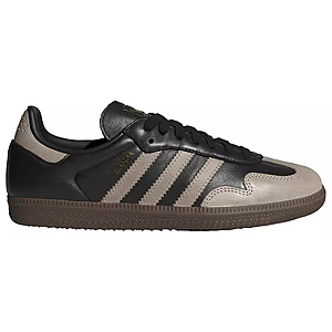 adidas Women's Samba OG Shoes (Core Black/Wonder Beige/Gold Met) $41.97 + Free Shipping on $49