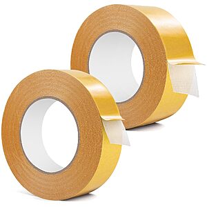 iCAGY Double Sided Tape 30mm x 50mm Wide x 60 ft/20 yd Rolls, 2-Pack $6.29