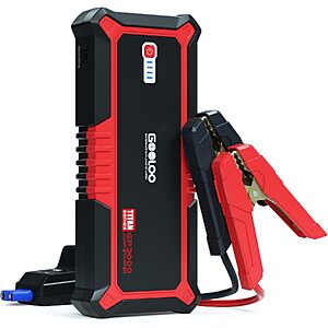 GOOLOO GP3000 Jump Starter, 3000A Peak Car Starter (9L Gas or 7L Diesel) $47.96 AC
