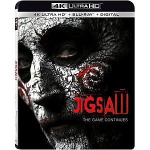 Jigsaw 4K [4K + Blu-ray] + Digital $13.55 Amazon.com