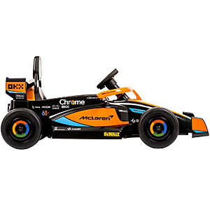 $156 FS WALMART (Sold/shipped by WMT) Huffy 12V McLaren Formula 1 Ride-On Car with Remote Control, Ages 3–5, Kids, Orange, One Unit
