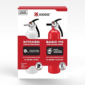 kidde Class ABC and  BC Fire Extinguishers (2-Pack) YMMV