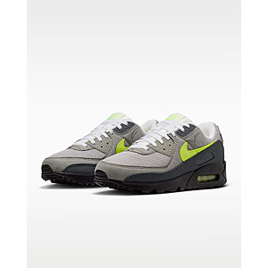 Nike Men's Air Max 90 Shoes (Black/Anthracite/Light Charcoal/Neon Yellow) $81.97 + Free Shipping