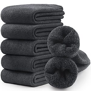 SIMIYA 5 Pairs Merino Wool Socks Thick Hiking Crew Socks for Men and Women $14.39