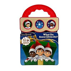 $6.59 AMAZON Elf on the Shelf: What Do Scout Elves Do? 3-Button Sound Board Book for Babies and Toddlers (+ get another book on list 50% off)
