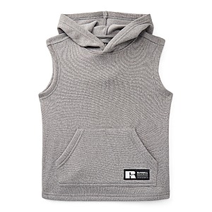 Russell Athletic Boys Performance Sleeveless Fleece Grey Heather Hoodie (XS - XL) $2.98 + Free Shipping w/ Walmart+ or on $35+