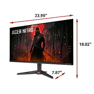 Acer Nitro 27" WQHD QD-OLED 240Hz Gaming Monitor (VG277U Xbiip) $269 + Free Shipping at Walmart