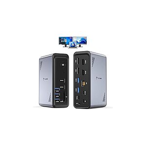 TobenONE Laptop Docking Station Dual Monitor $69.99