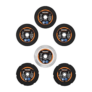 RIDGID Cut-Off Wheel Kit (6-Piece) $19.97