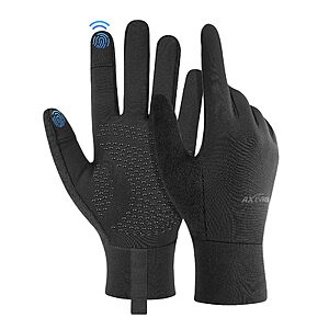 AXEVMEN Lightweight Hiking Running Cycling Touch‑Screen Winter Gloves $6.49