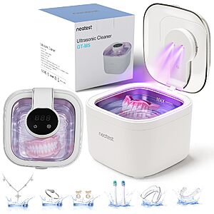 NEATEST Ultrasonic Retainer Cleaner Machine - $17.99