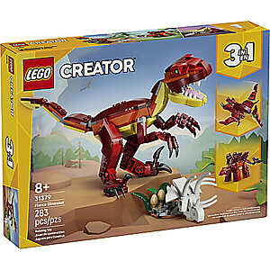 $15.91 Free Pick Up Office Depot (where stock exists) LEGO Creator 3-in-1 Fierce Dinosaur Building Blocks Set, Total Qty 1