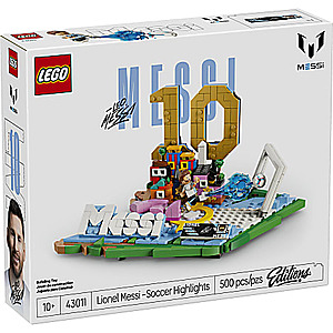 $22.91 Pick up where stock exists OFFICE DEPOT LEGO Lionel Messi Soccer-Highlights-Set