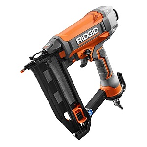 RIDGID Pneumatic 16-Gauge 2-1/2 in. Straight Finish Nailer with CLEAN DRIVE Technology $99