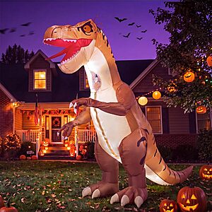 Minetom Inflatable LED T Rex Dinosaur Adult Costume $16.99 AC