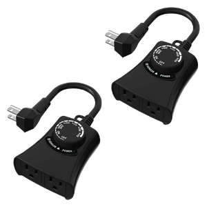 2-Pack: HBN Outdoor Light Timers $10.99 + Free Shipping