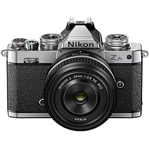 $996.95* | Nikon Z fc with Special Edition Prime Lens at Amazon