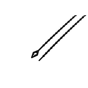 100-Pack 6" South Main Hardware Black Releasable Beaded 18-Lb Cable Ties $1.99 ($0.02 Each) + Free Shipping w/ Prime or on $35+